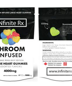 Alternative view of INfinite Rx Shroom Infused Albino Penis Envy Edition Large Heart Gummies Edibles (4000mg)