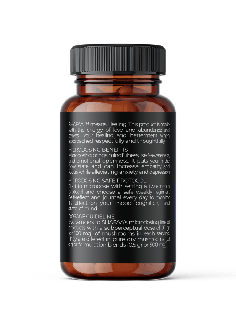 Shafaa Evolve Magic Mushroom Microdosing Prime Capsules - Image 3