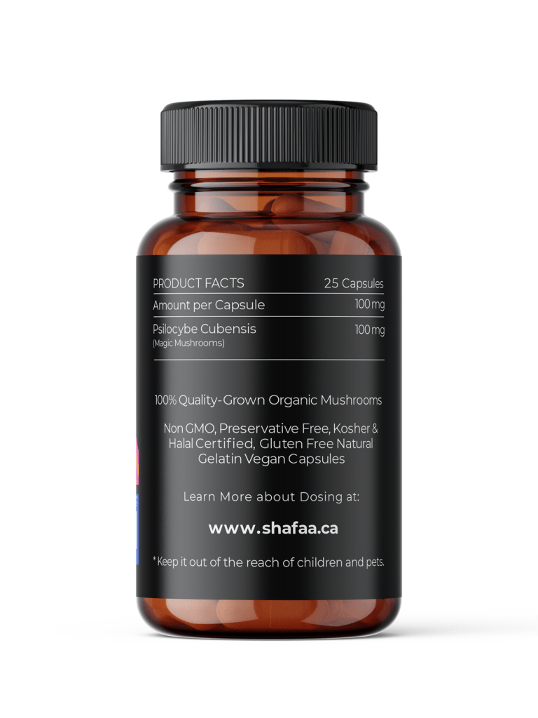 Shafaa Evolve Magic Mushroom Microdosing Prime Capsules