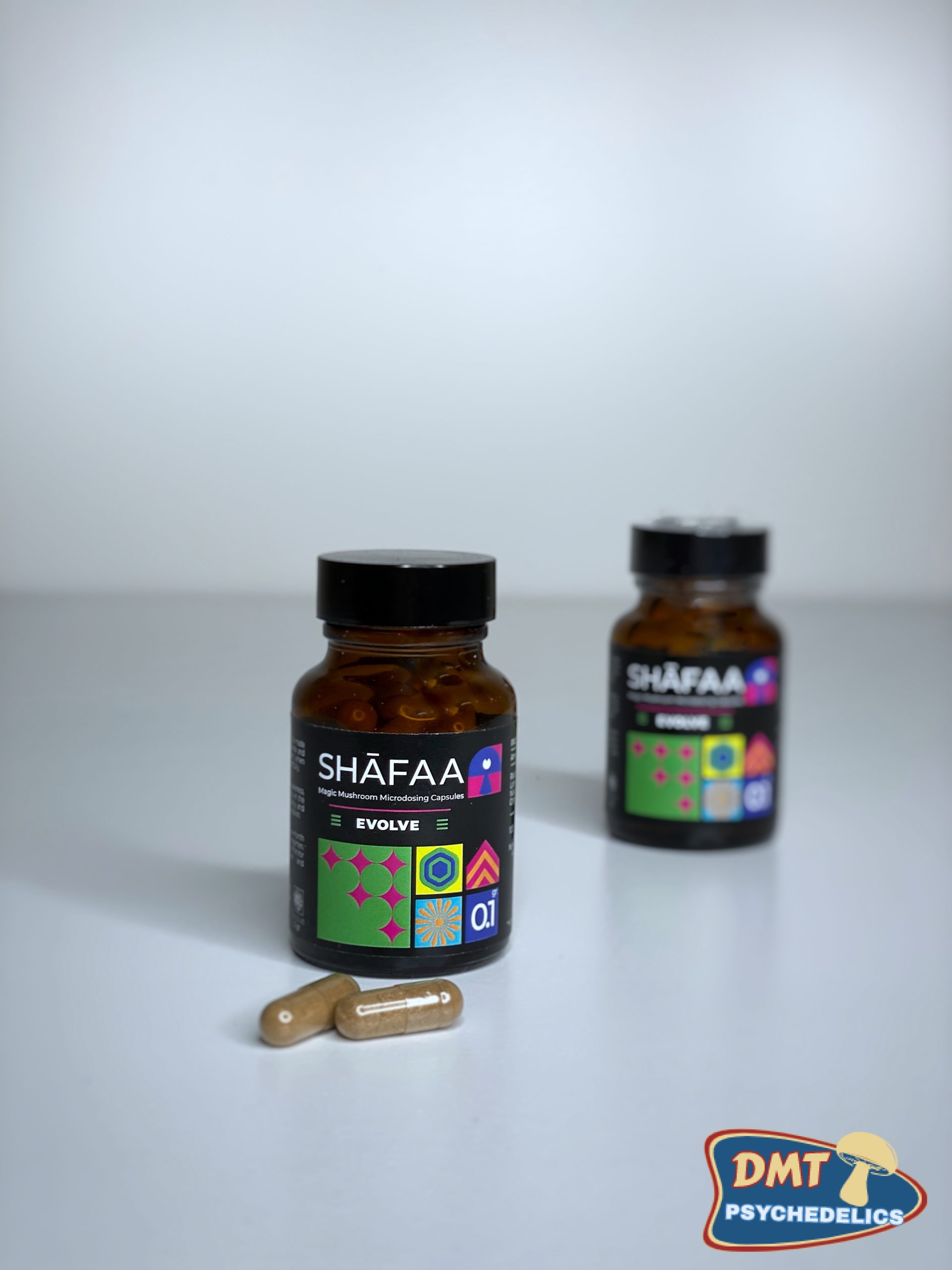 Shafaa Evolve Magic Mushroom Microdosing Cognition Capsules - Image 3