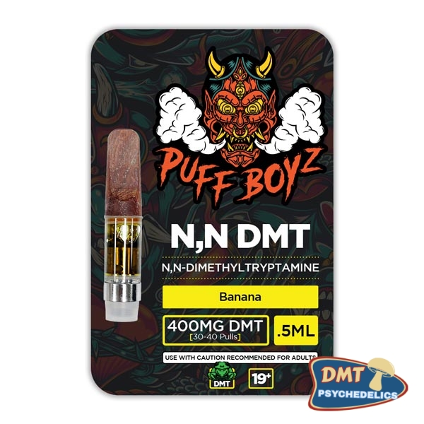 Puff Boyz -NN DMT .5ML(400MG) Cartridge – Banana
