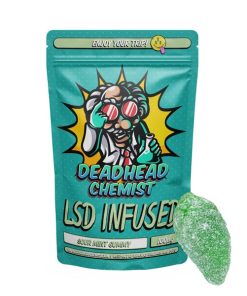 Alternative view of LSD Edible 100ug Sour Mint Gummy Deadhead Chemist